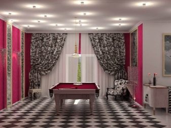 Штори в зал на стельовий карниз (40 фото): як вибрати штори для кутових карнизів у вітальню? Які бувають карнизи для штор? Приклади інтер’єру shtori v zal na stel oviy karniz 40 foto yak vibrati shtori dlya kutovih karniz v u v tal nyu yak buvayut karnizi dlya shtor prikladi nter ru 3 - Штори в зал на стельовий карниз (40 фото): як вибрати штори для кутових карнизів у вітальню? Які бувають карнизи для штор? Приклади інтер’єру
